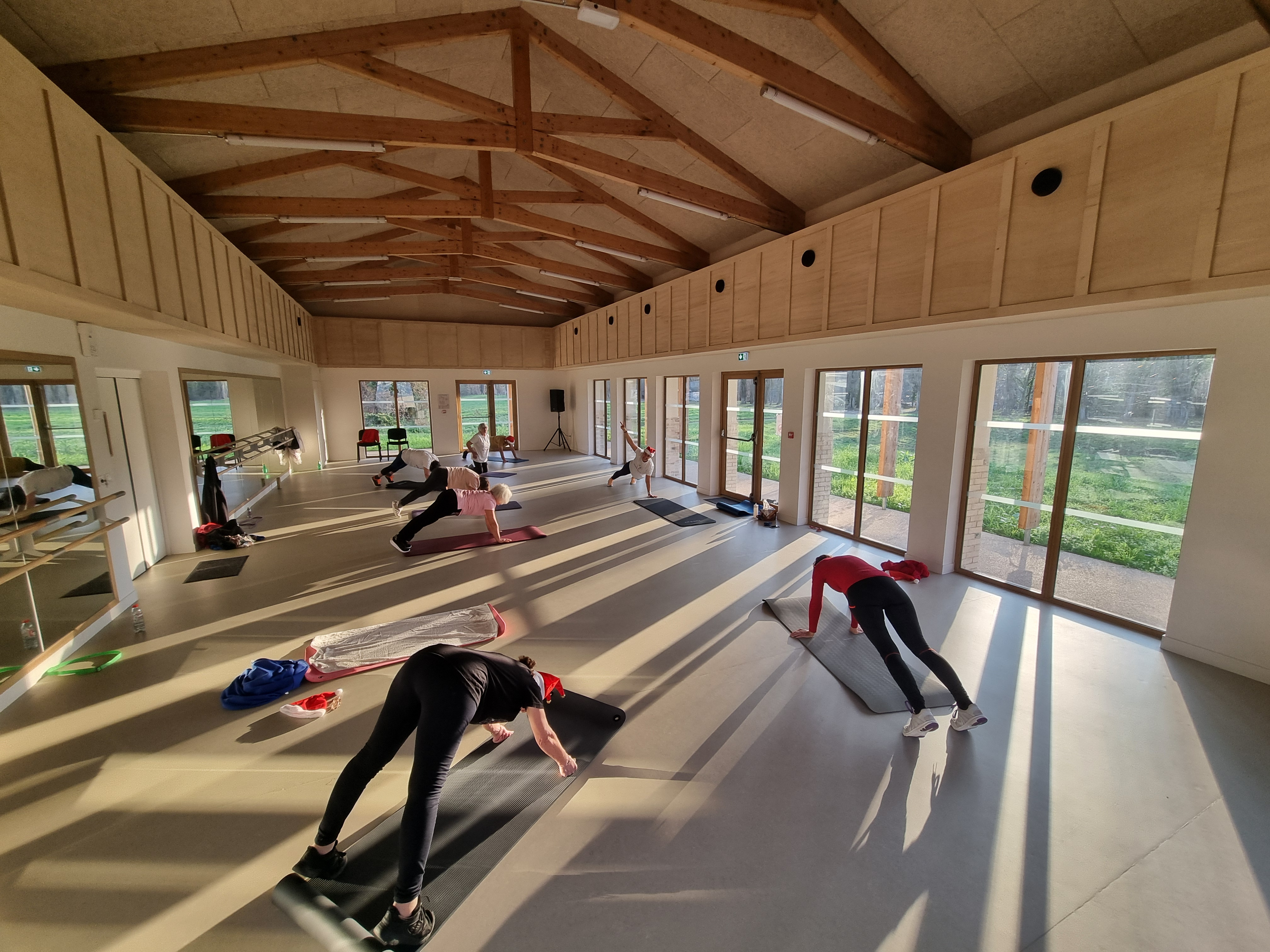 Exercices de renforcement en groupe